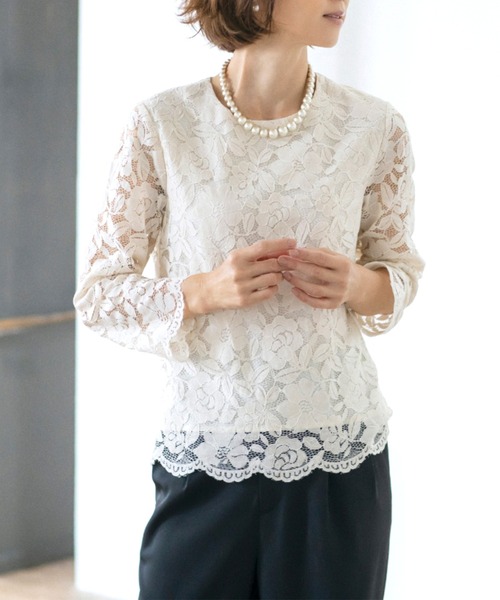 DRESS LAB（ドレスラボ） ブラウス シャツ 「手洗い可/フォーマル