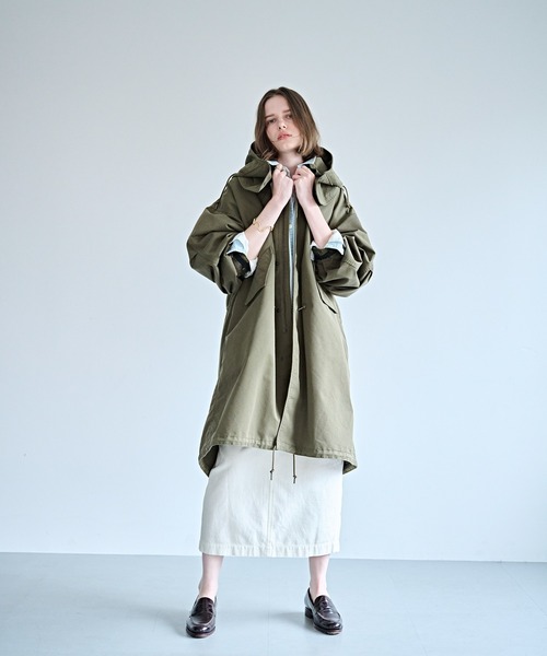 kha:ki（カーキ） ミリタリージャケット モッズコート 「KHA:KI