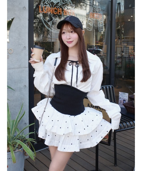 Darich（ダーリッチ） ワンピース ボリュームフレアセットアップ