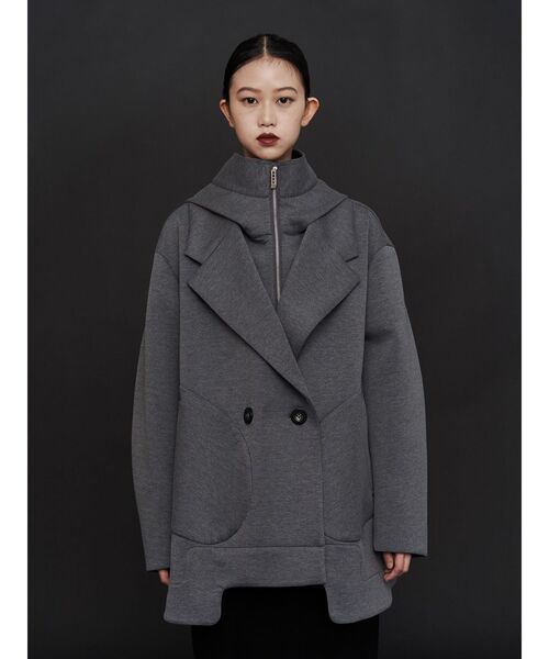 UN3D.（アンスリード） コート アウター HOOD LAYERED MDL CT / フード
