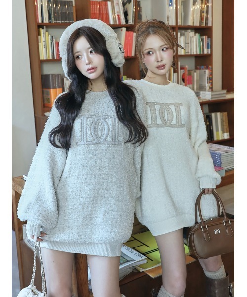 Darich（ダーリッチ） ニット セーター DDロゴツイードニットプル