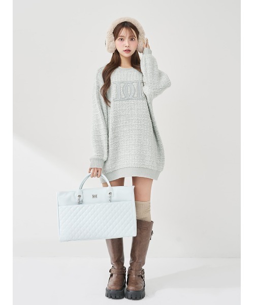 Darich（ダーリッチ） ニット セーター DDロゴツイードニットプル