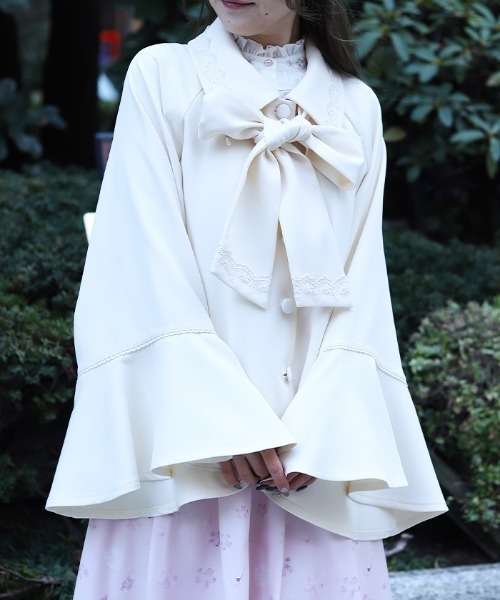 axes femme（アクシーズ ファム） ダッフルコート コート レース使い