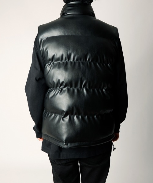 INASTUDIOS ZOO ダウンベスト ベスト 「INASTUDIOS SELECT」PUレザー