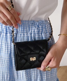 ショルダーバッグ バッグ マイクロミニ キルティングチェーン