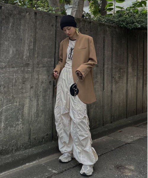 Ameri（アメリ） ジャケット ノーカラージャケット ESSENTIAL CURVE