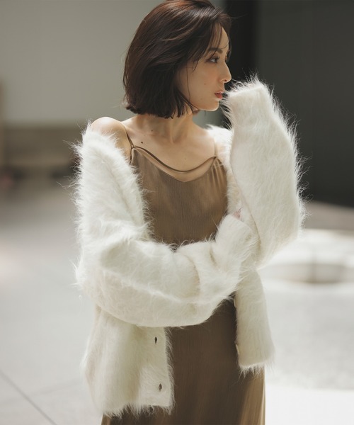 anuans（アニュアンス） カーディガン スーリーアルパカニット