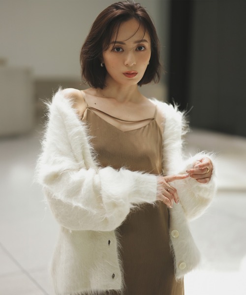 anuans（アニュアンス） カーディガン スーリーアルパカニット