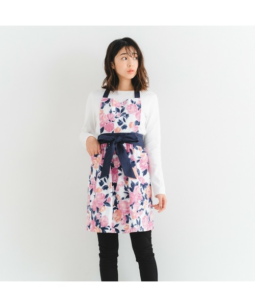Francfranc（フランフラン） エプロン ヴェル フルエプロン ネイビー