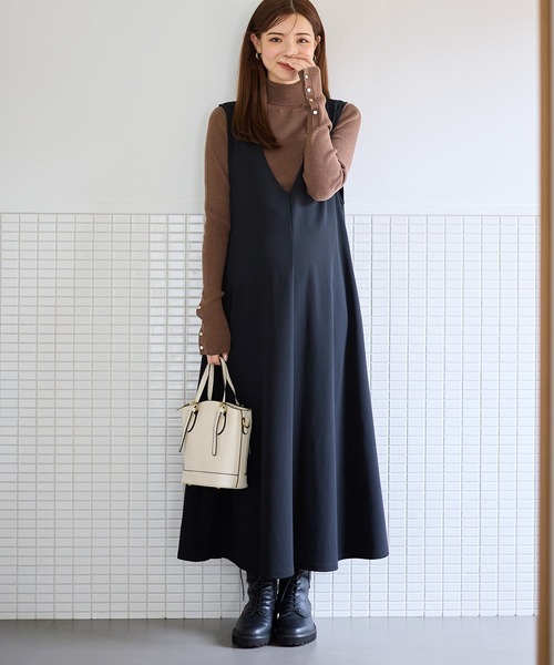 Rosemadame（ローズマダム） マタニティ Vネックスムースワンピース