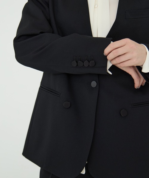 CINOH（チノ） ジャケット ノーカラージャケット レディース