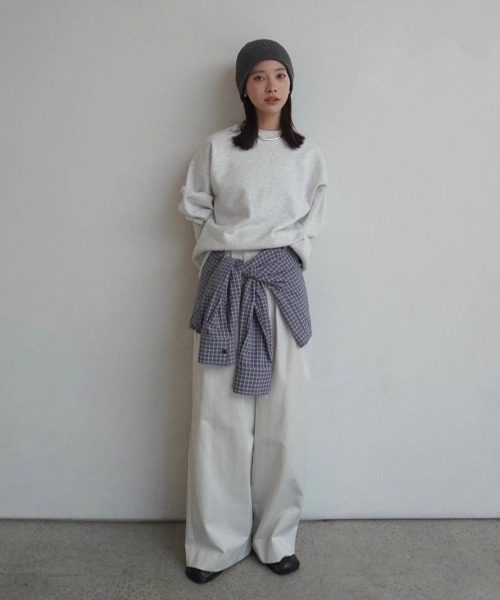 anuke（アンヌーク） トレーナー スウェット Embroidery Logo Sweat