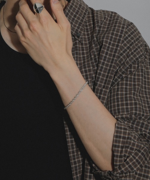 whoseA（フーシー） ブレスレット 「silver925」RopeChainBracelet