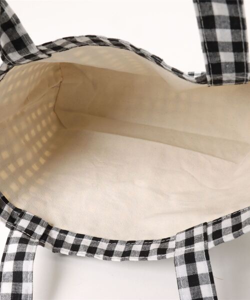 Mignonjour トートバッグ FReePLACe/ギンガムチェックミニトートバッグ