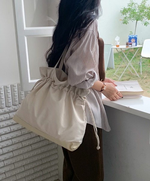 Mignonjour トートバッグ Mignonjour/巾着トートバッグ M2412