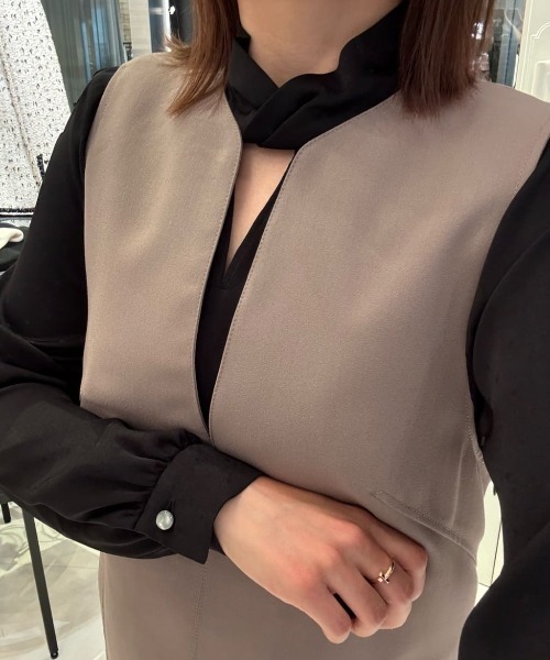 PINKY&DIANNE（ピンキー アンド ダイアン） ブラウス シャツ ギャザー