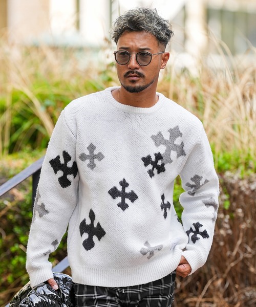 adamsJUGGLER（アダムスジャグラー） セーター ニット RTEGクロス