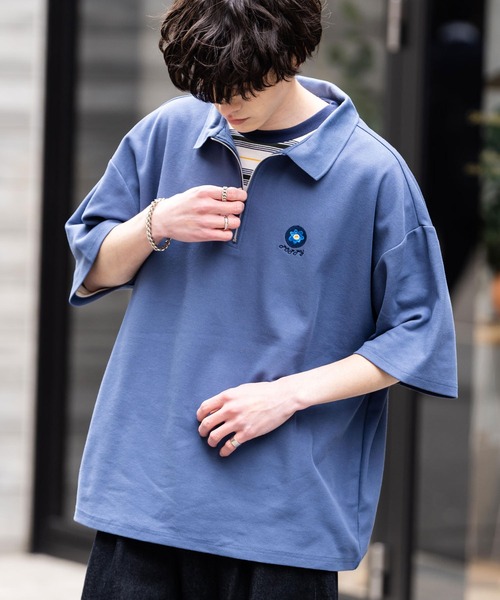 Rocky Monroe（ロッキーモンロー） ポロシャツ 鹿の子ワンポイント