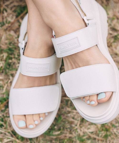 HUNTER（ハンター） サンダル ユニセックス シティ リベル レザー