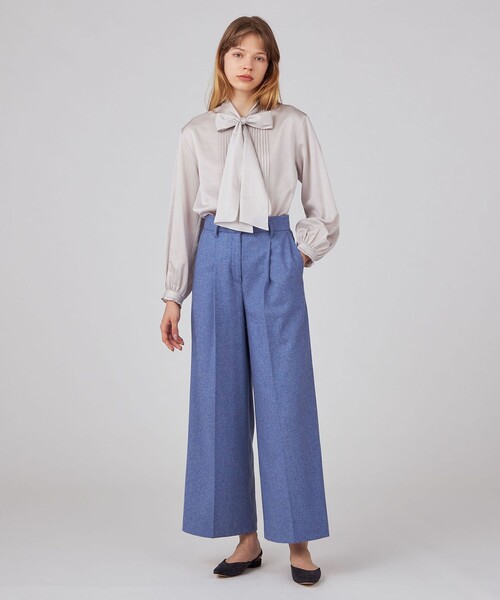 Ballsey（ボールジィ） ブラウス シャツ コットンシルクサテン