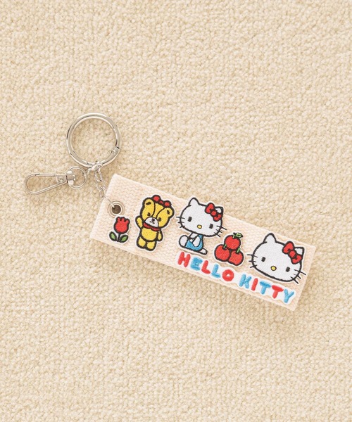 Me%（ミィパーセント） キーホルダー 「HELLO KITTY」ワッペンチャーム