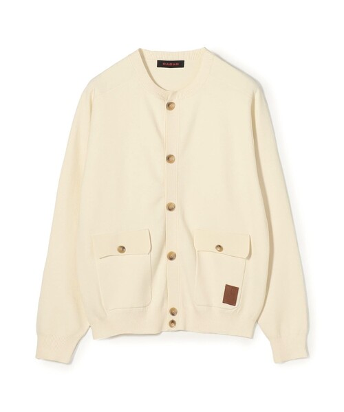 CABaN（キャバン） カーディガン コットンカシミヤ フラップポケット