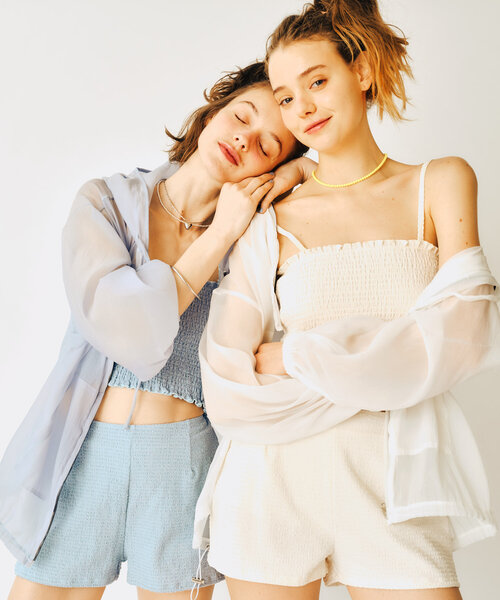 mystic（ミスティック） 水着 シアーパーカー4SETスイムウェア