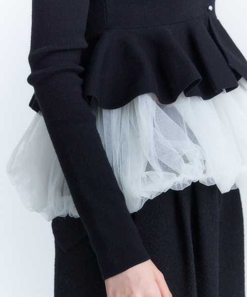 EIMY ISTOIRE（エイミーイストワール） カーディガン バルーンヘム