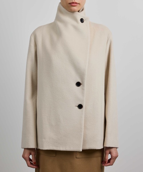 ROPE'（ロペ） ステンカラーコート コート プレミアムカシミヤ