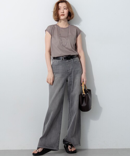 655新品23区 Oggi掲載ガラスフェザー ベルト38￥11990日本製 23区