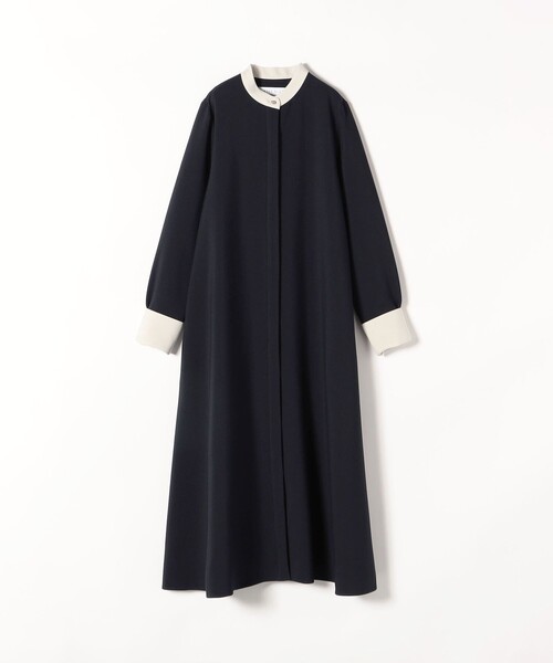 SHIPS any シャツワンピース any:「洗濯機可能」ダブルクロス Aライン