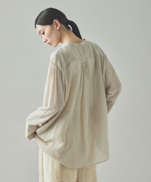 Curensology（カレンソロジー） ブラウス シャツ /ウールミックス