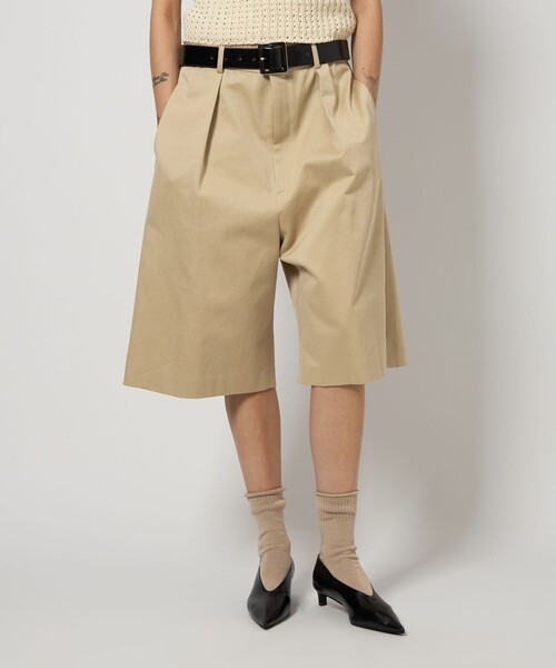 6 チノパン 「6(ROKU) 」コットン チノ ショートパンツ 2 レディース