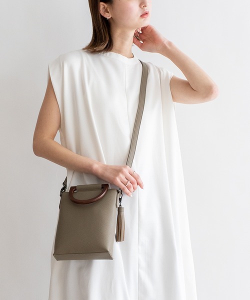 VitaFelice（ヴィータフェリーチェ） ショルダーバッグ バッグ ウッド