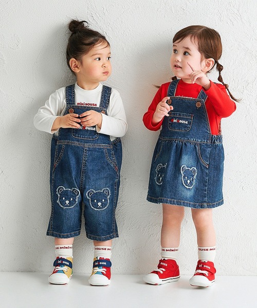 MIKI HOUSE（ミキハウス） サロペット オーバーオール ミキハウスベア