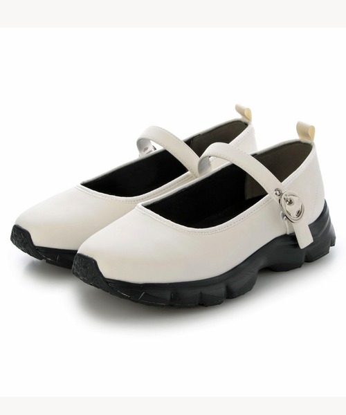 Fin（フィン） スニーカー メリージェーン厚底スニーカー「低反発