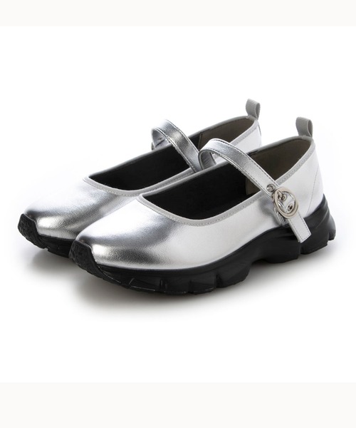 Fin（フィン） スニーカー メリージェーン厚底スニーカー「低反発