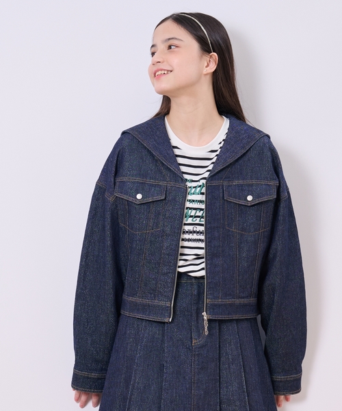 pom ponette junior（ポンポネット ジュニア） デニムジャケット
