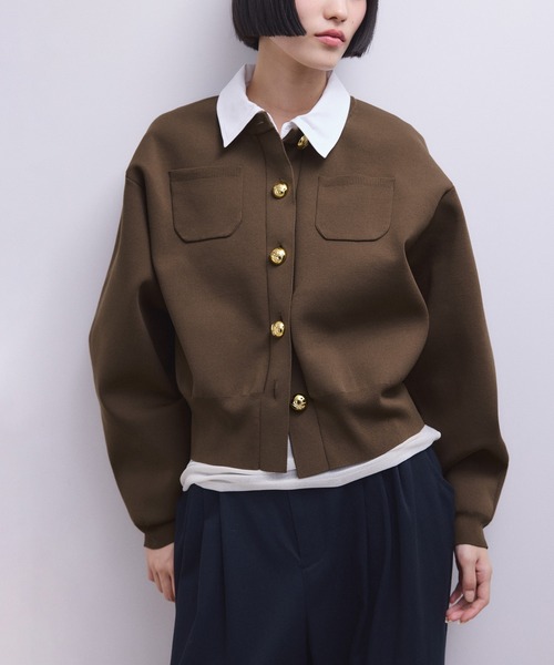 ADAM ET ROPE'（アダムエロペ） カーディガン 「WEB限定