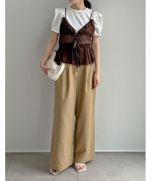 Re:EDIT（リエディ） キャミソール 「2024 SUMMER COLLECTION」「森