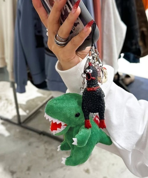 DOUBLE NAME（ダブルネーム） キーホルダー 「m:rex」ぬいぐるみ