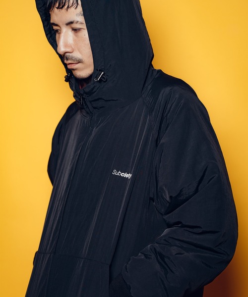 Subciety（サブサエティ） ナイロンジャケット Nylon puff hooded jkt