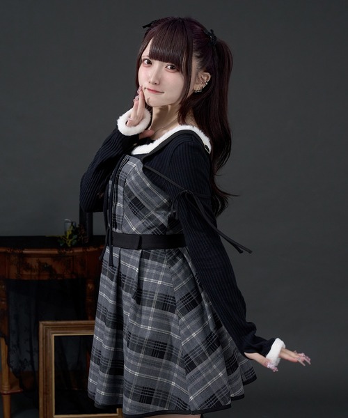 Pal elfy ワンピース 肩リボンキャミワンピース : ZOZOTOWN Yahoo!店