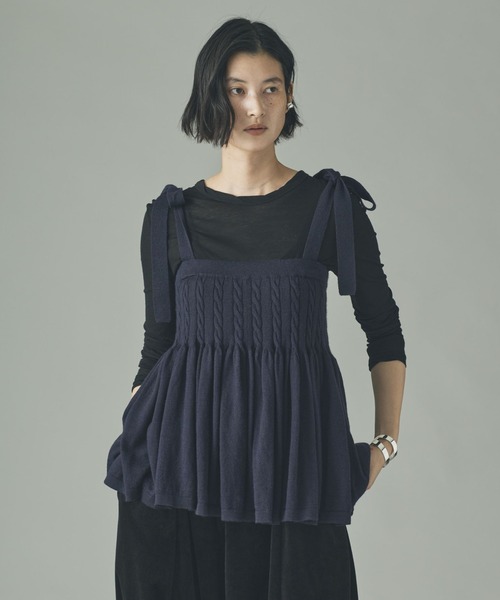 Curensology（カレンソロジー） キャミソール /ウールリネンキャミ