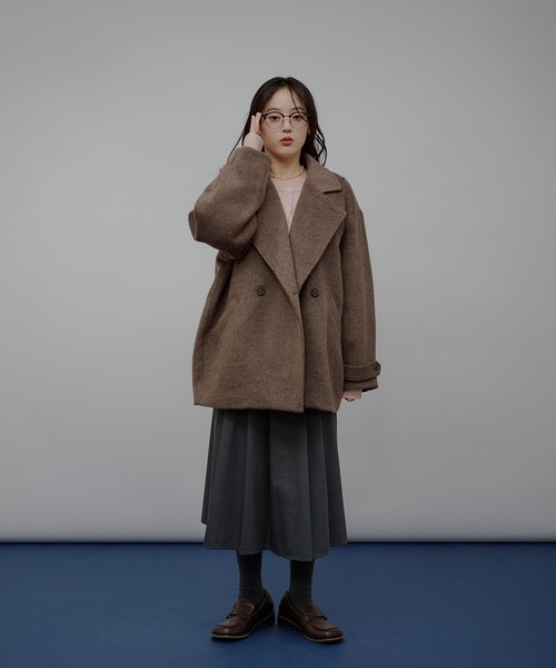 MUHET（ミュエータ） コート アウター shaggy half coat / シャギー