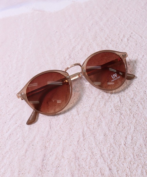 BAYBLO サングラス (CR)「ユニセックス」ボストン コンビ サングラス