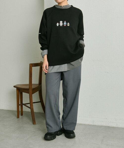 ear PAPILLONNER（イア パピヨネ） tシャツ 「手洗い可」sampo×ear