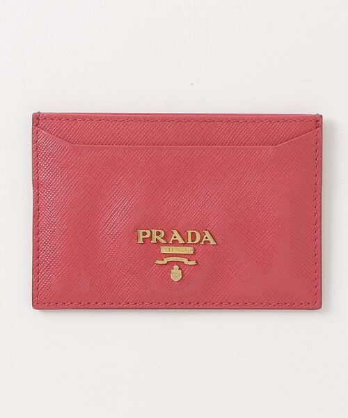 PRADA（プラダ） カードケース - ピンク レディース : ZOZOTOWN Yahoo