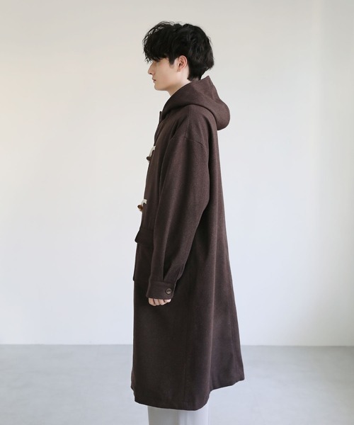 Revo. ダッフルコート コート メルトンロングダッフルコート メンズ