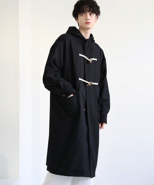 Revo. ダッフルコート コート メルトンロングダッフルコート メンズ